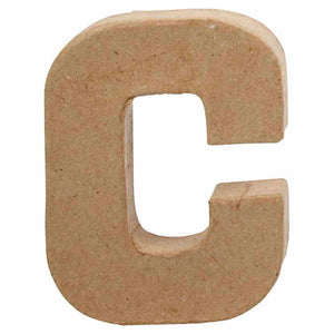 Creativ company letter papier-maché - c, 10cm
