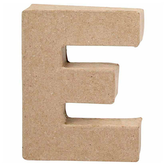 Creativ company letter papier-maché - e, 10cm