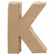 Creativ company letter papier-maché - k, 10cm