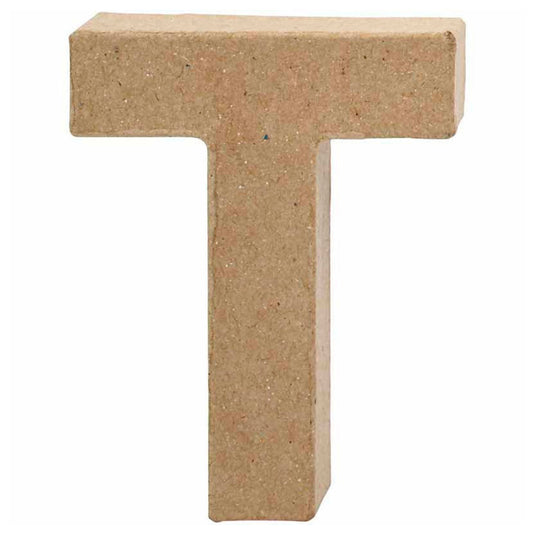 Creativ company letter papier-maché - t, 10cm
