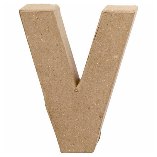 Creativ company letter papier-maché - v, 10cm