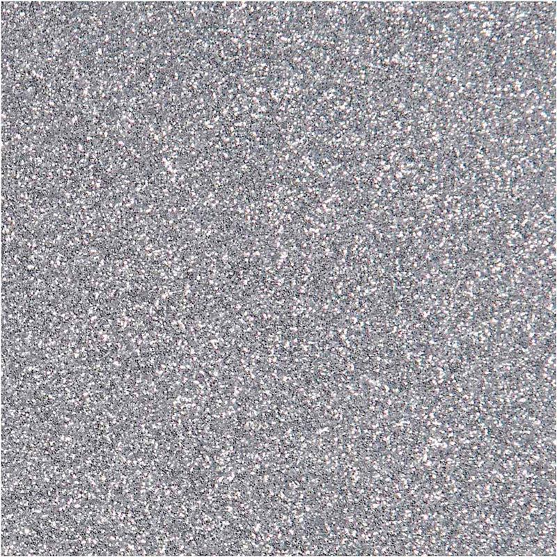 Load image into Gallery viewer, Creativ company opstrijkfolie glitter zilver, a5
