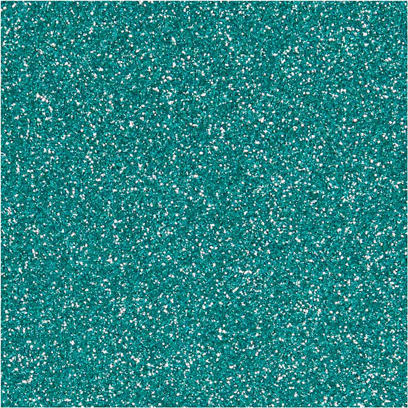 Load image into Gallery viewer, Creativ company opstrijkfolie glitter lichtblauw, a5
