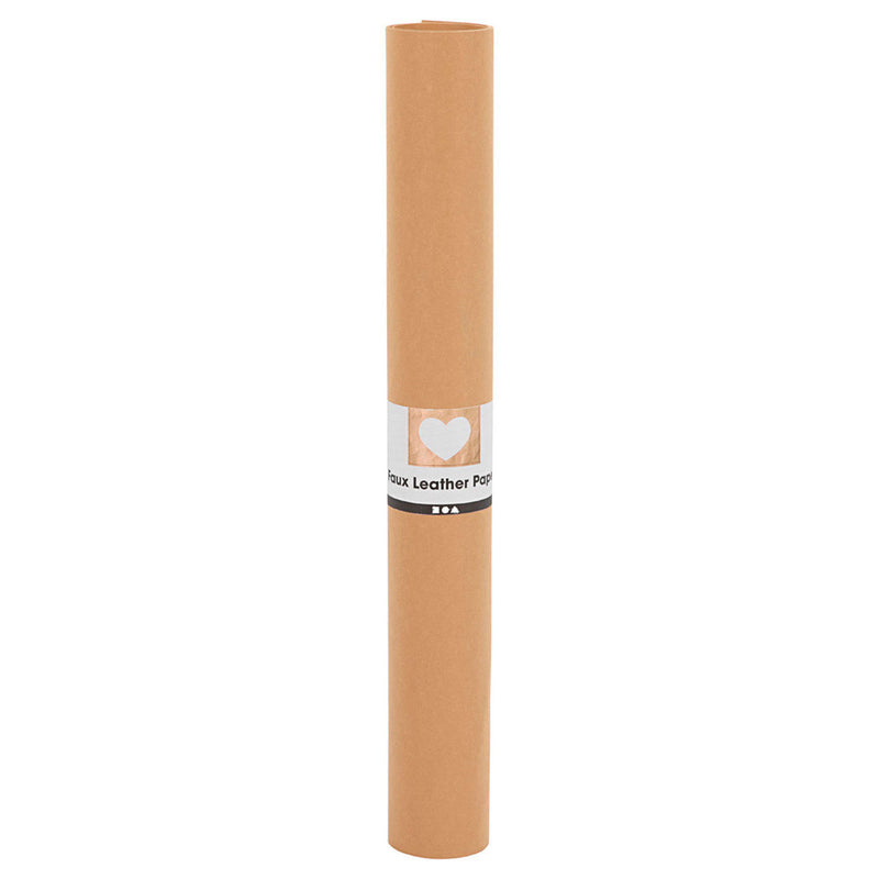 Load image into Gallery viewer, Creativ company faux leather papier lichtbruin, 1mtr.
