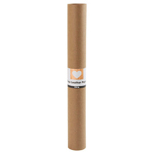 Creativ company faux leather papier donkerbruin, 1mtr.