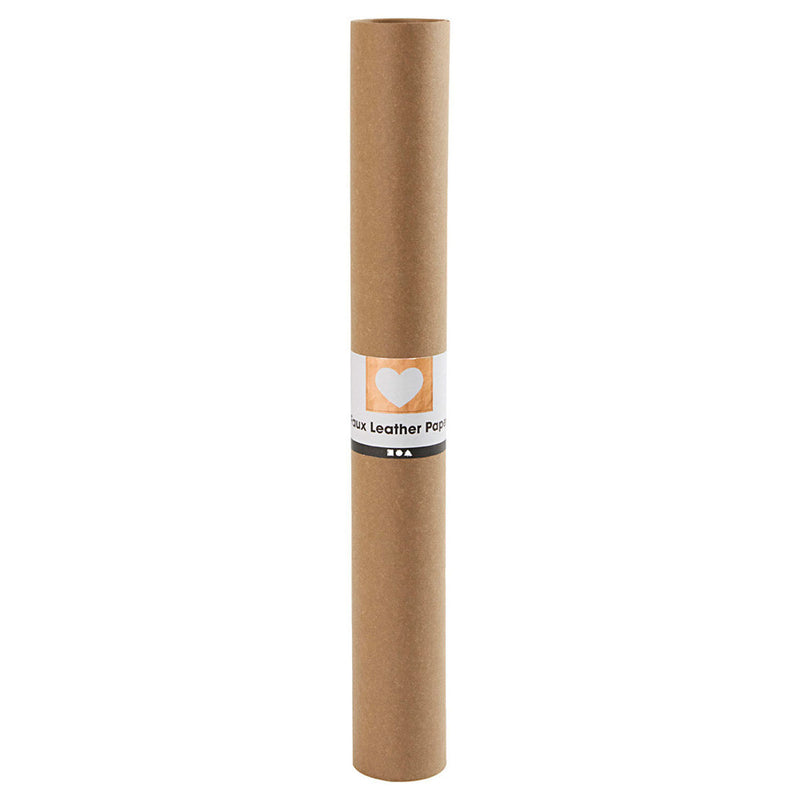 Load image into Gallery viewer, Creativ company faux leather papier donkerbruin, 1mtr.

