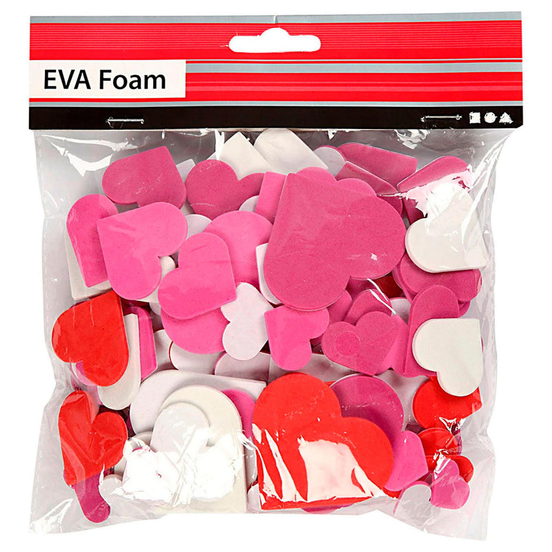Load image into Gallery viewer, Creativ company foamvormen hartjes, zelfklevend, 200st.
