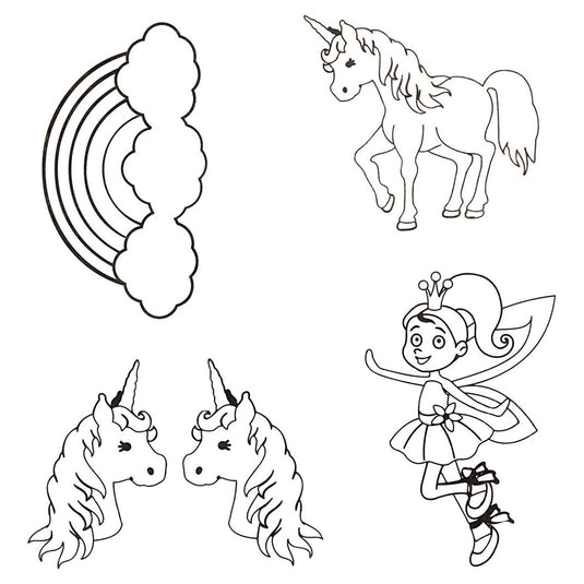 Creativ company krimpfolie met motieven eenhoorn