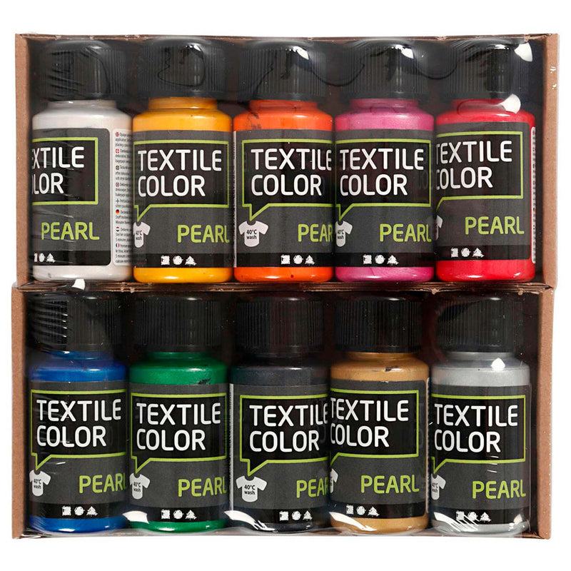 Load image into Gallery viewer, Creativ company textielverf diverse kleuren, 10x50ml.

