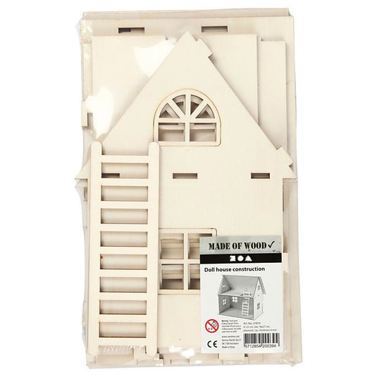 Creativ company diy houten poppenhuis