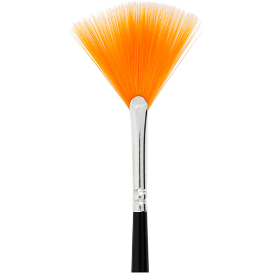 Creativ company gold line waaierpenselen, afm 4+8, l: 29-30 cm, b: 2-3 mm, waaier, 2 stuk 1 doos