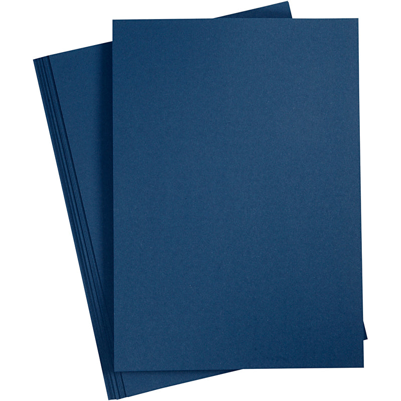 Load image into Gallery viewer, Creativ company papier, a4, vel 210x297 mm, 110 gr, blauw, 20 stuk 1 doos
