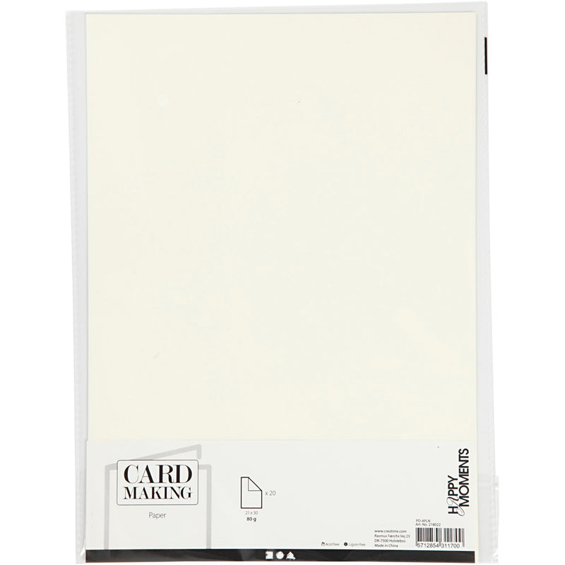 Load image into Gallery viewer, Creotime papier off-white a4 80gr, 20st.
