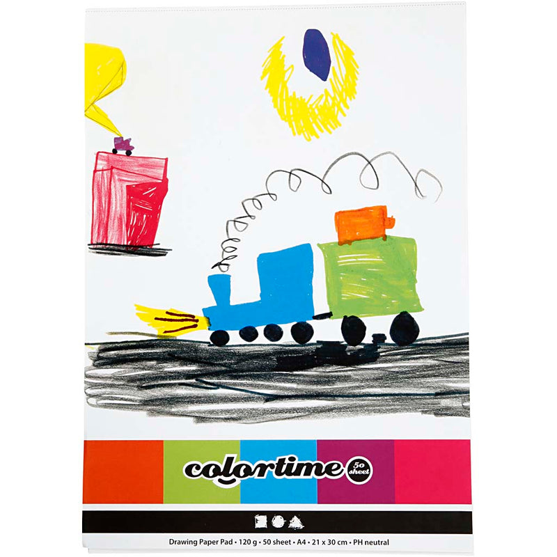 Afbeelding laden in galerijviewer, Creativ company tekenblok wit a4 120gr, 50 vellen
