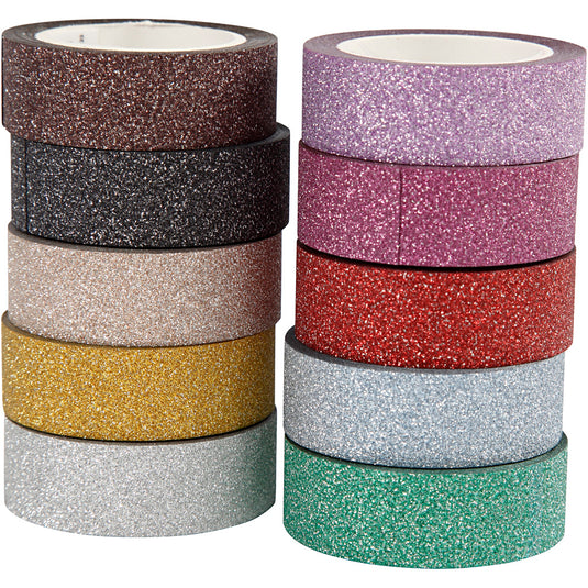 Creativ company https: www.cchobby.nl glitter-tape-b-15-mm-diverse-kleuren-10x6-m-1-doos