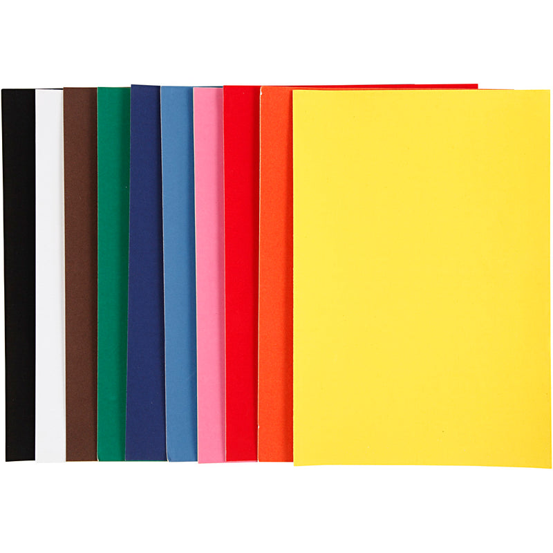 Load image into Gallery viewer, Creativ company velour papier kleur a4, 10 vellen
