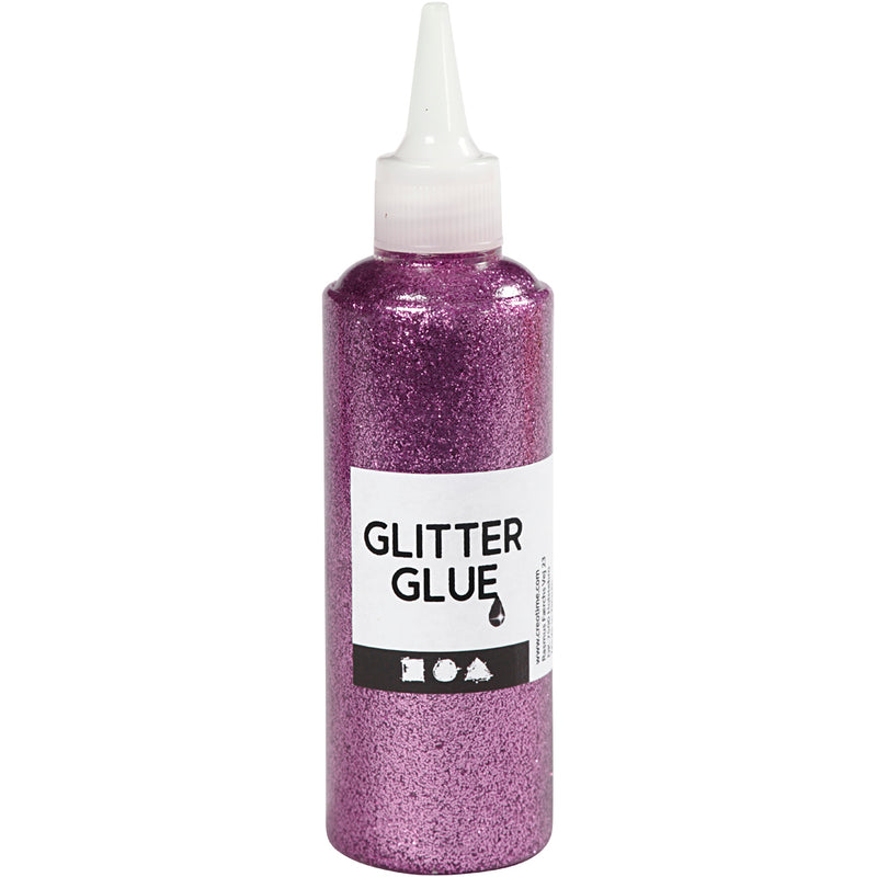Load image into Gallery viewer, Creativ company glitterlijm paars, 118ml
