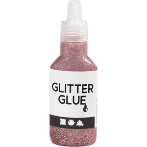 Creativ company glitterlijm roze, 25ml