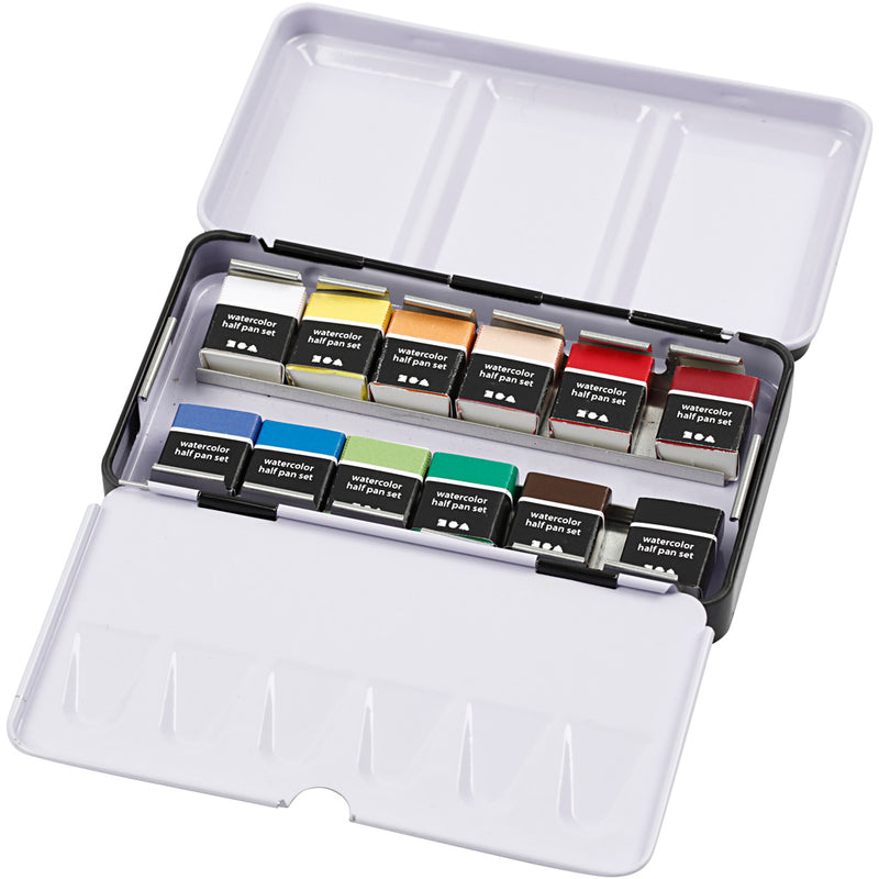 Load image into Gallery viewer, Creativ company art aqua aquarelverf, 12 kleuren
