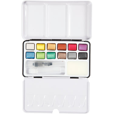 Pigment art art aqua aquarelverf, diverse kleuren, 12kleuren