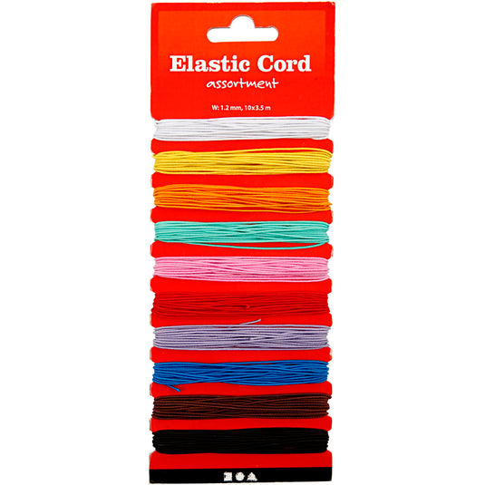 Creativ company elastiek kleur dikte 1mm, 10x3,5m