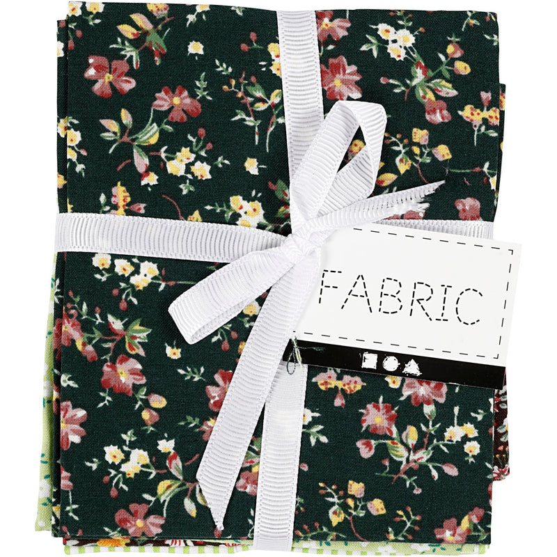 Load image into Gallery viewer, Creativ company patchwork stof groen 45x55cm, 4st.

