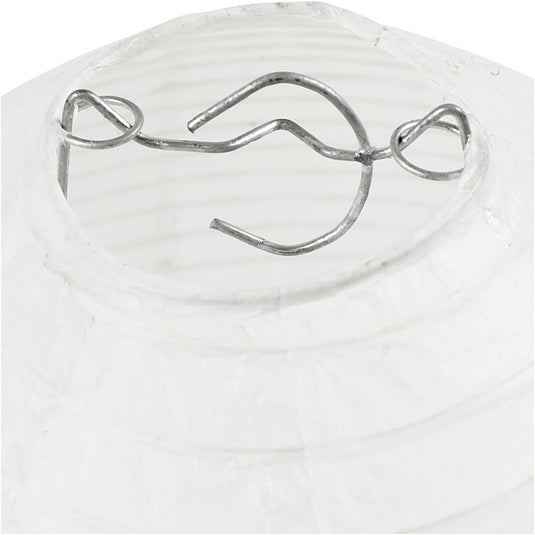 Creativ company rijstpapier lamp wit druppel, 27cm