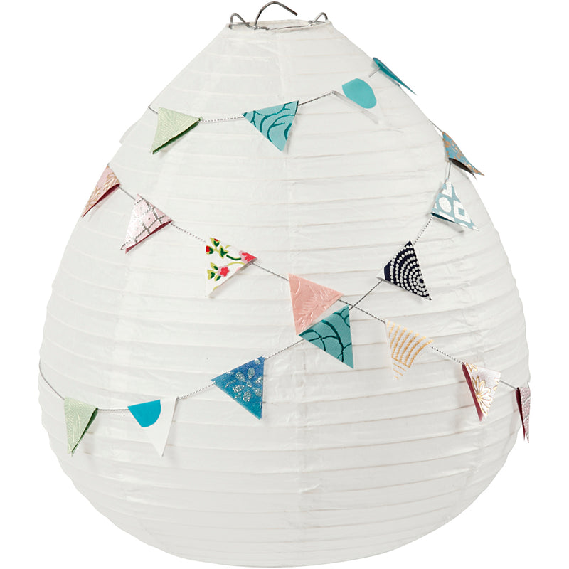 Load image into Gallery viewer, Creativ company rijstpapier lamp wit druppel, 27cm
