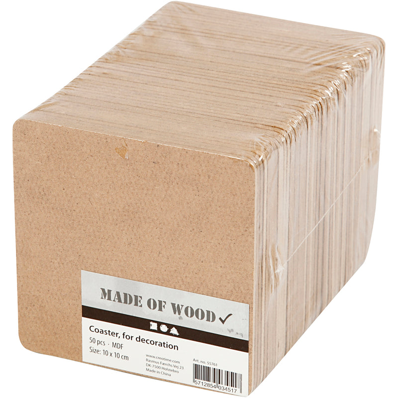 Load image into Gallery viewer, Creativ company http: www.cchobby.nl onderzetters-afm-10x10-cm-dikte-3-mm-50-stuk-1-doos
