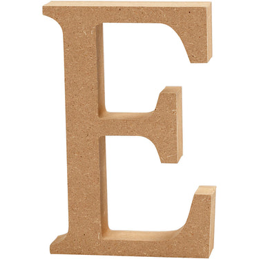 Creativ company letter e mdf 13cm, 1st.