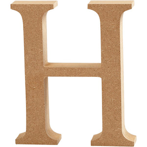 Creativ company letter h mdf 13cm, 1st.