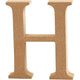Creativ company letter h mdf 13cm, 1st.