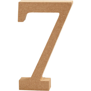 Creativ company cijfer 7 mdf 13cm, 1st.