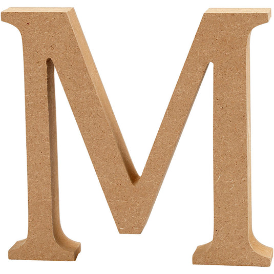 Creativ company letter m mdf 8cm, 1st.