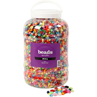 Creativ company https: www.cchobby.nl emmer-met-plastic-kralen-afm-6-20-mm-gatgrootte-1-5-6-mm-ca-8100-stuk-3000-gr-5700-ml-1-emmer