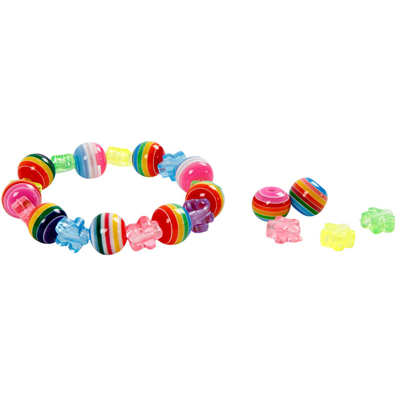 Load image into Gallery viewer, Creativ company kralen regenboog multi mix, 50st.
