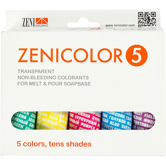 Creativ company zeepverf kleur, 5x30gr