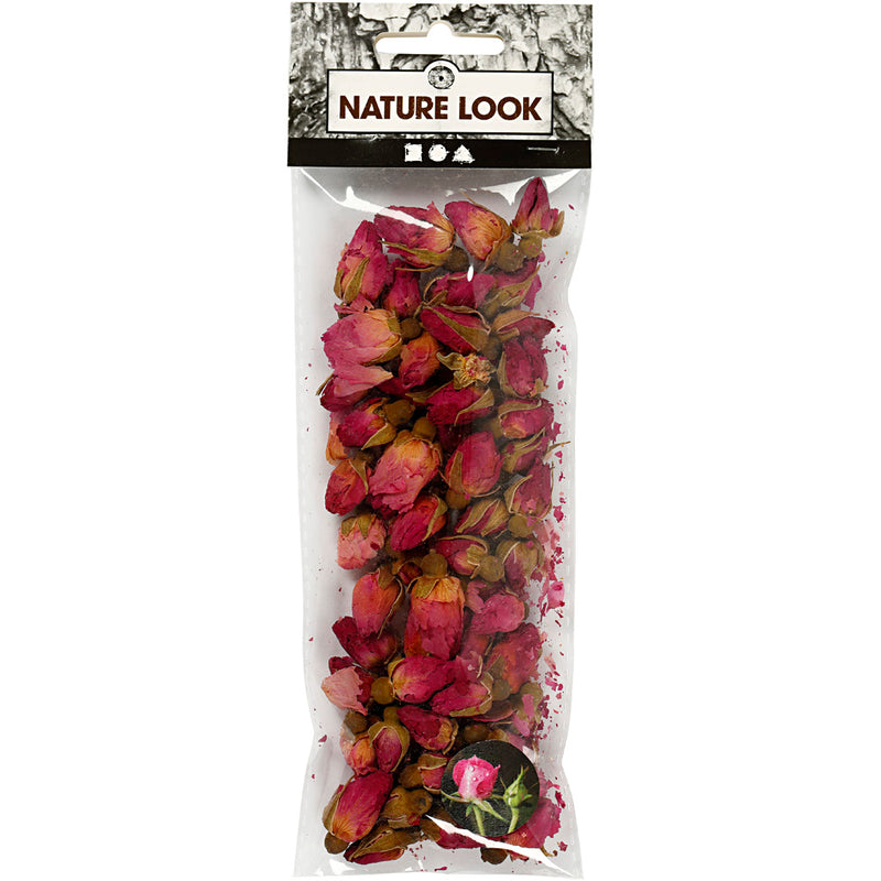 Load image into Gallery viewer, Creativ Company Gedroogde Bloemen Rozenknoppen, 15gr
