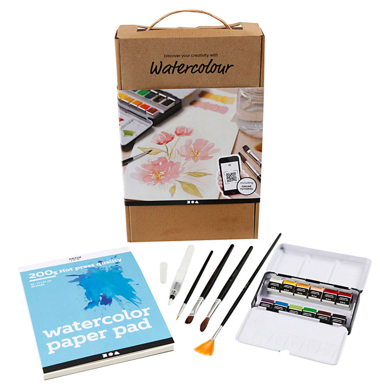 Load image into Gallery viewer, Creative company creativ company startersset leren aquarellen
