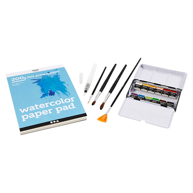 Load image into Gallery viewer, Creative company aquarel ontdekken a5 set
