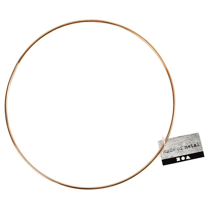 Load image into Gallery viewer, Creativ company metalen draadring goud, 20cm
