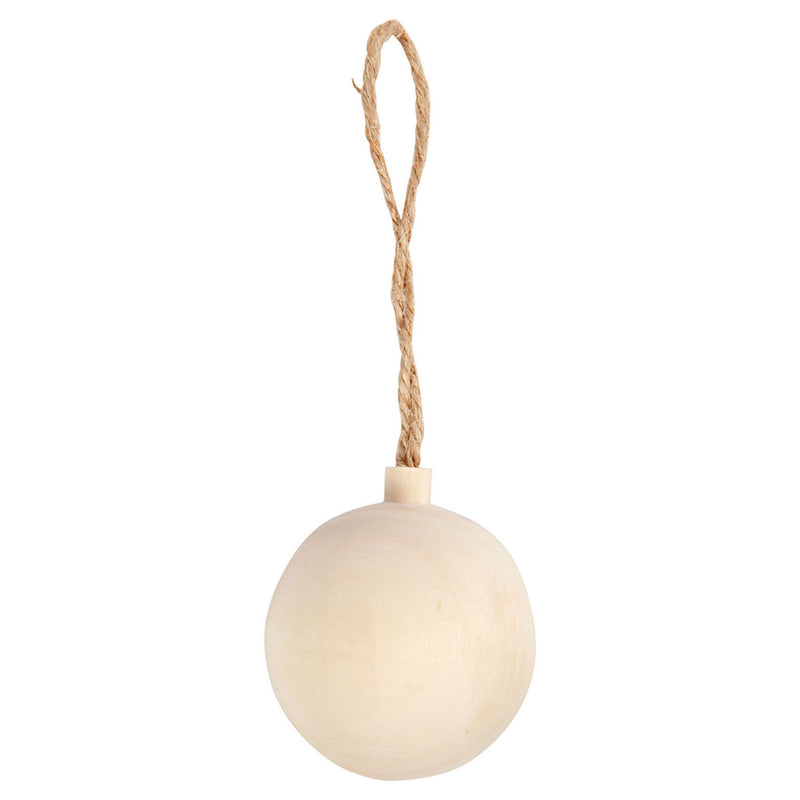 Load image into Gallery viewer, Creativ company kerstbal hanger hout, 4,8cm

