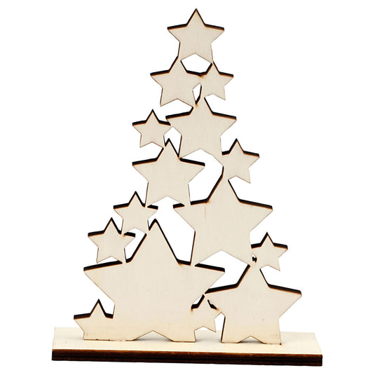 Creativ company http: www.cchobby.nl kerstboom-h-19-6-cm-d-4-cm-b-14-7-cm-1-stuk