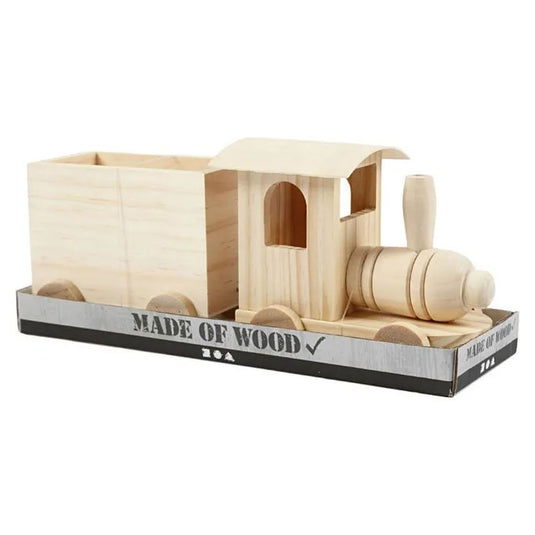 Creativ company houten trein met wagon