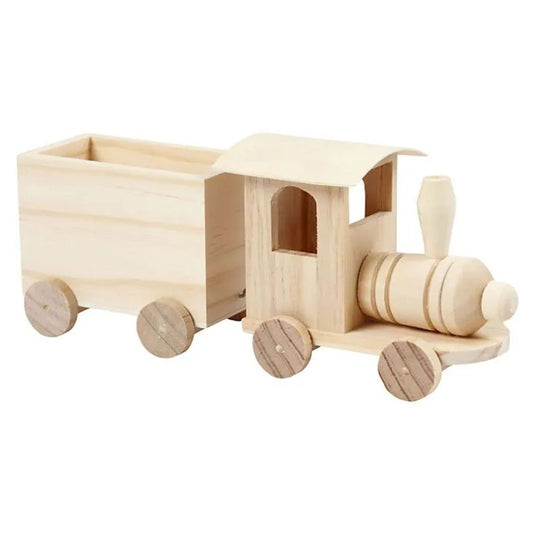 Creativ company houten trein met wagon