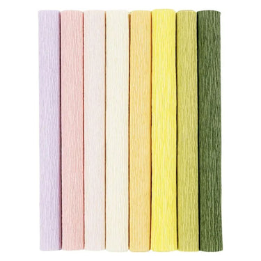 Creativ company crêpepapier pastelkleuren, 8 vellen
