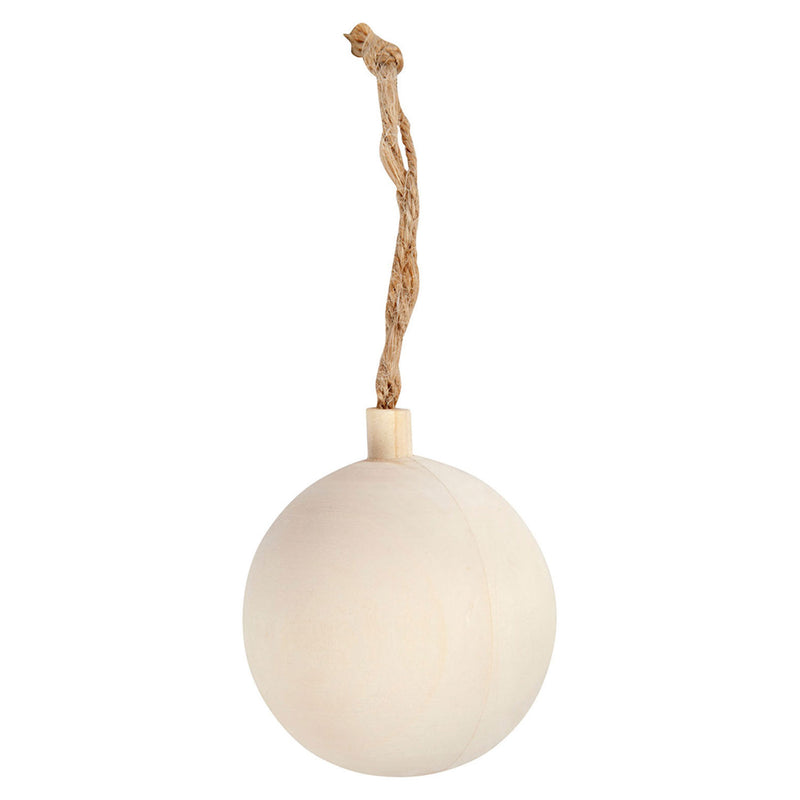 Load image into Gallery viewer, Creativ company kerstbal hanger hout, 5,5cm
