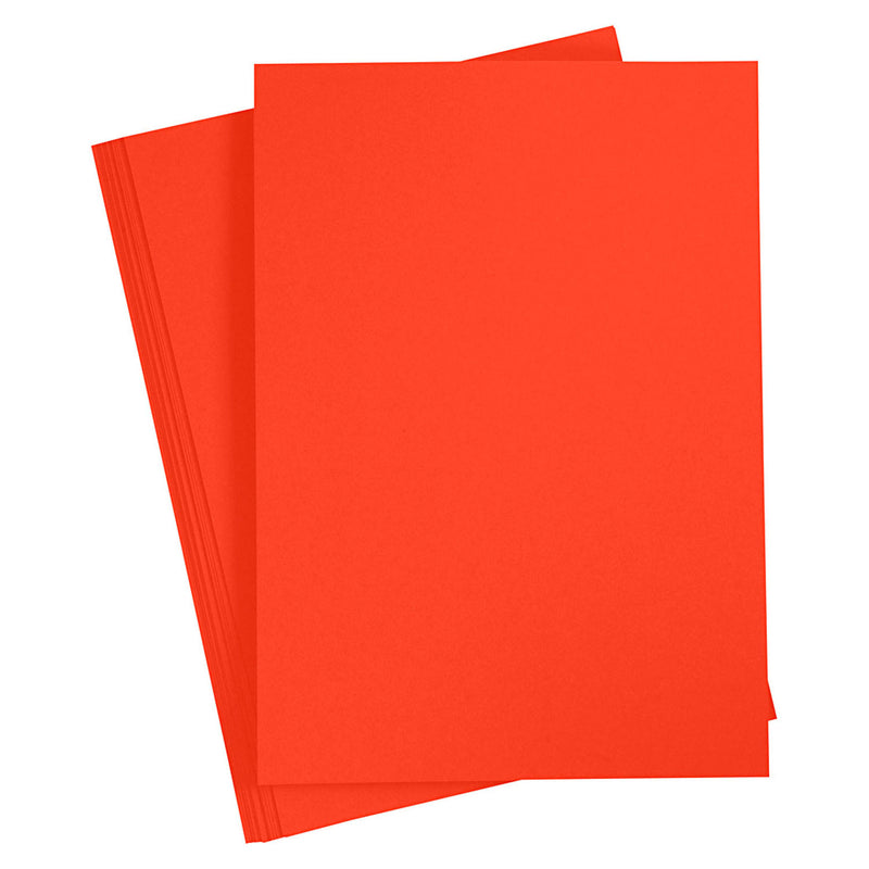 Load image into Gallery viewer, Creativ company gekleurd karton helder rood a4, 20 vel
