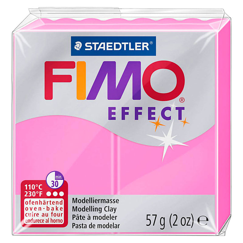 Load image into Gallery viewer, Fimo effect boetseerklei neon roze, 57gr
