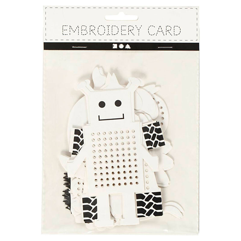 Load image into Gallery viewer, Creativ company borduurfiguren dieren en robots, 18dlg.
